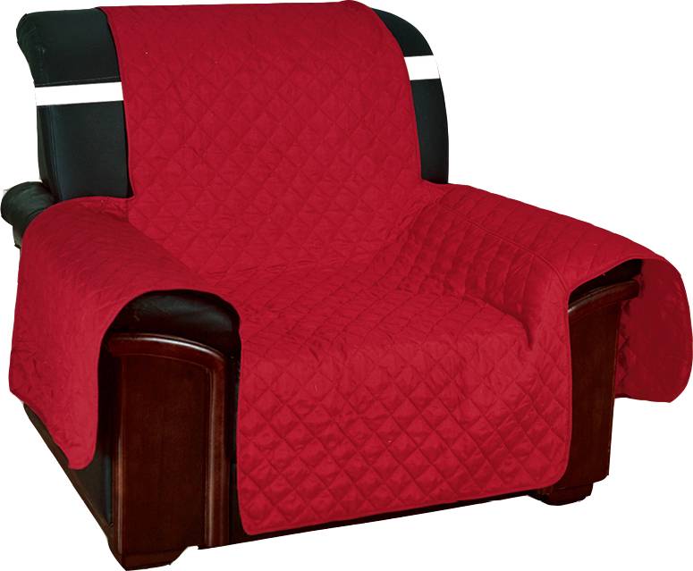 Copripoltrona trapuntato antimacchia bordeaux