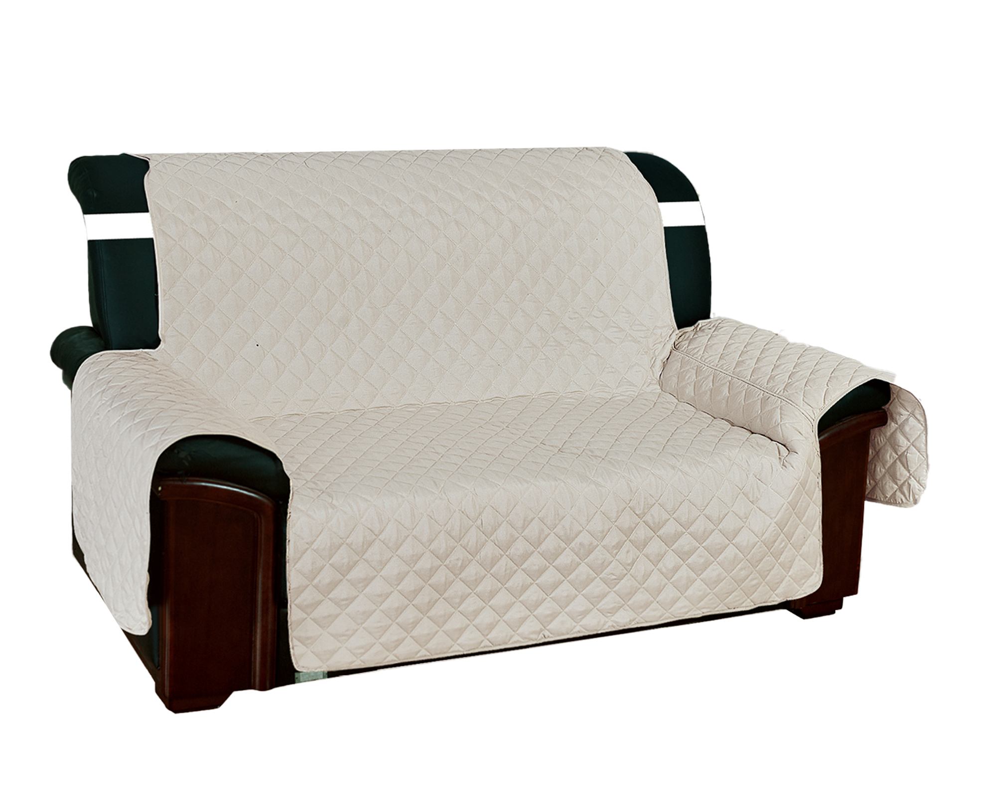 Copridivano 2 posti trapuntato antimacchia grigio