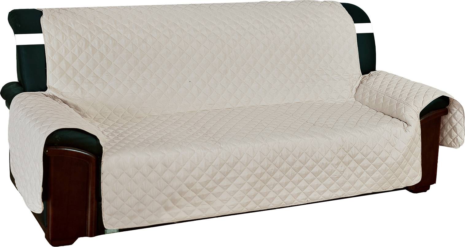 Copridivano 3 posti trapuntato antimacchia grigio