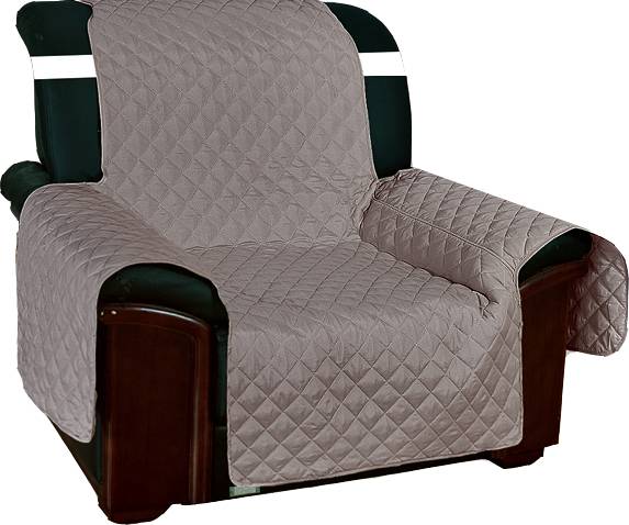 Copridivano 3 posti trapuntato antimacchia grigio scuro