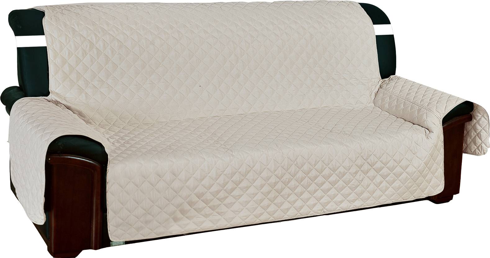 Copridivano 4 posti trapuntato antimacchia grigio