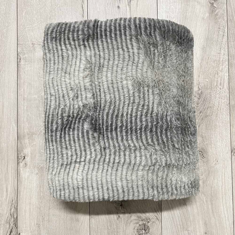 Plaid Rabbit pelliccia ecologica grigia 130 x 160