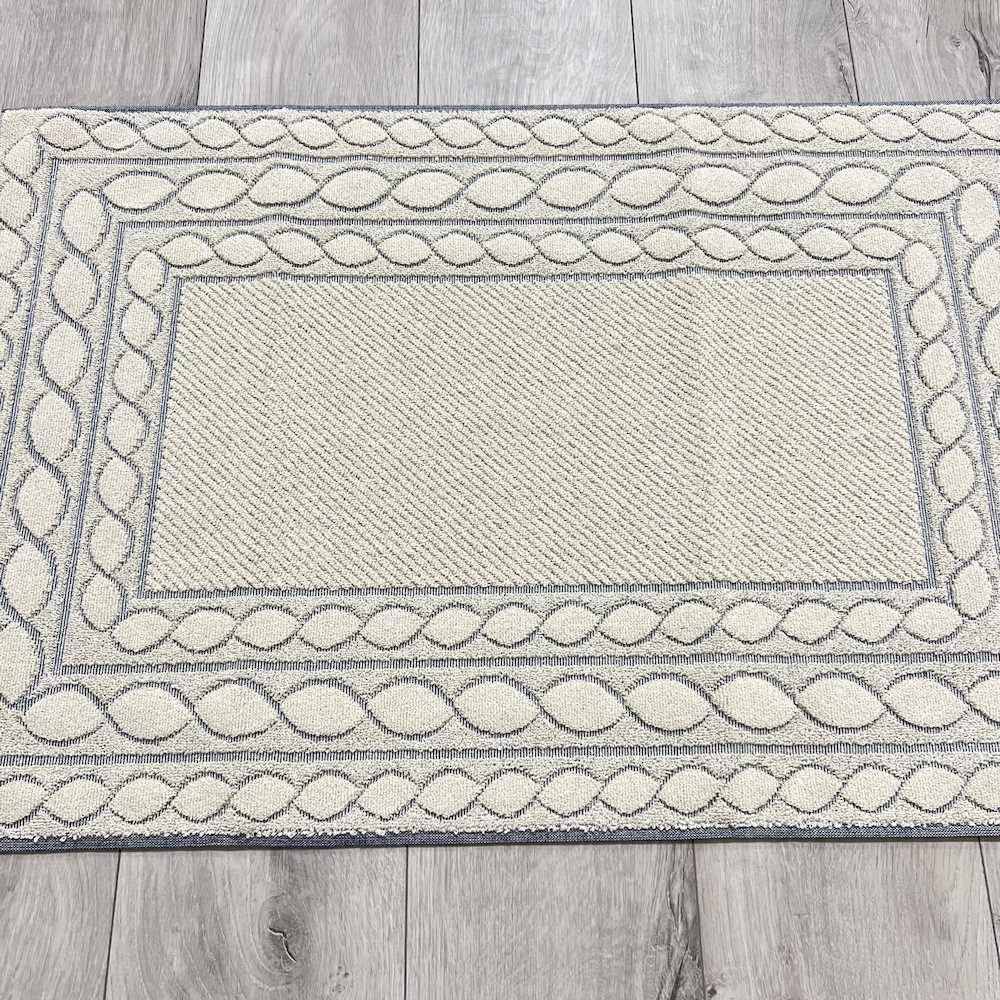 Tappeto Deva blu 60 x 90