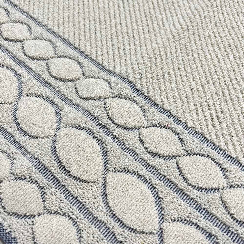 Tappeto Deva blu 60 x 90