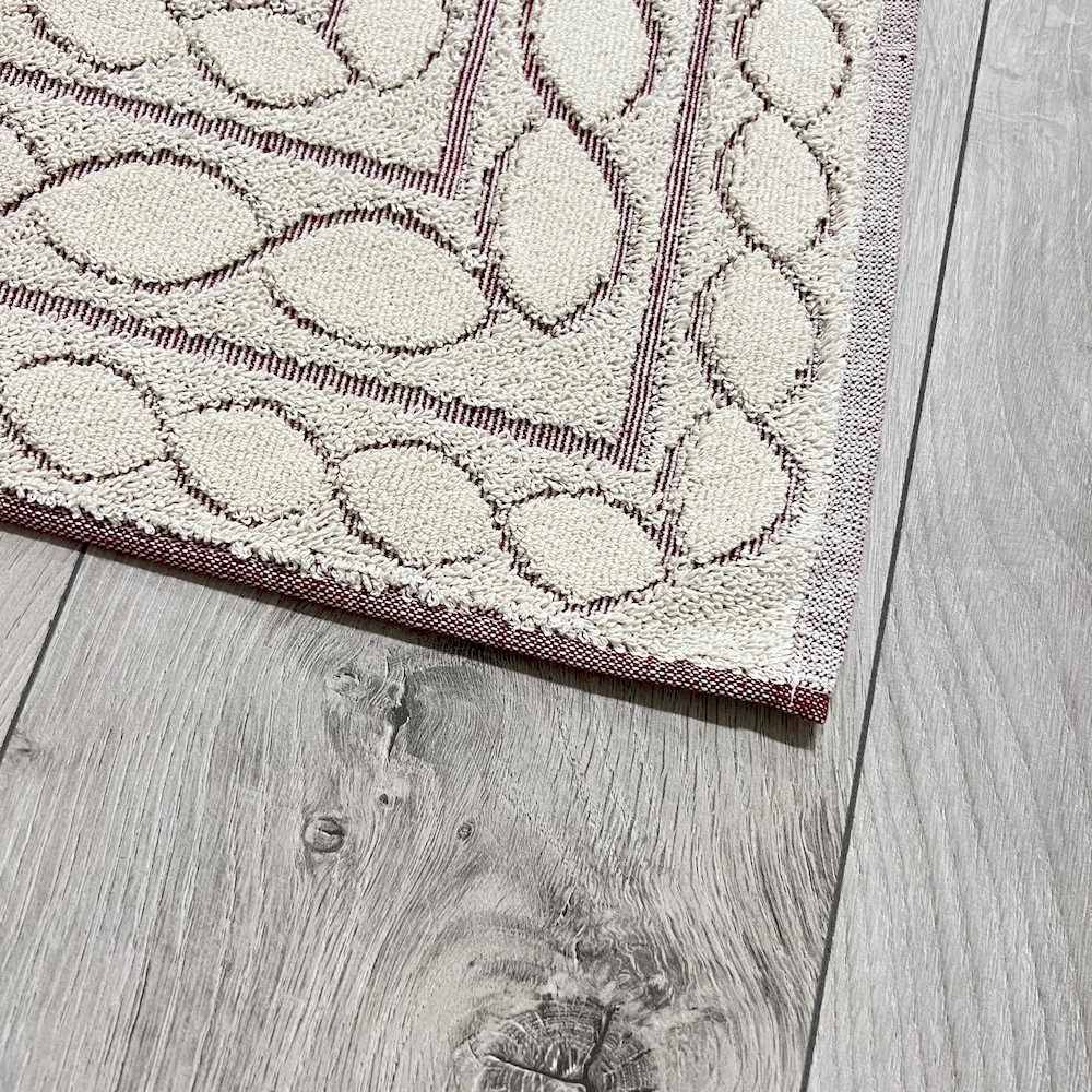 Tappeto Deva bordeaux 60 x 90