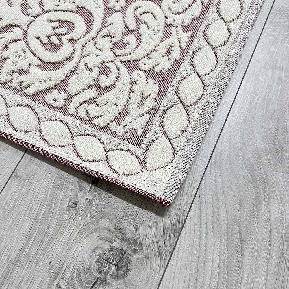 Tappeto Rebecca bordeaux 60 x 120