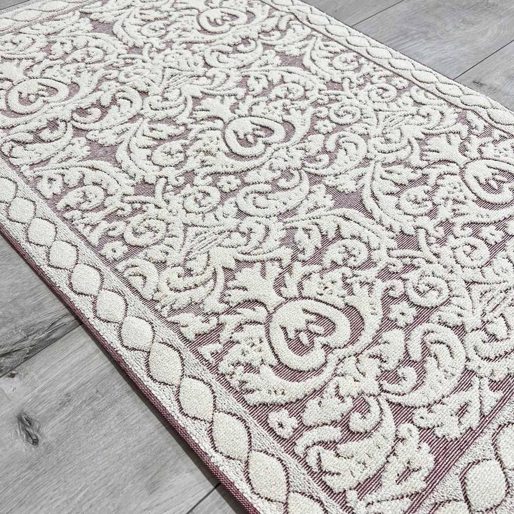 Tappeto Rebecca bordeaux 60 x 180