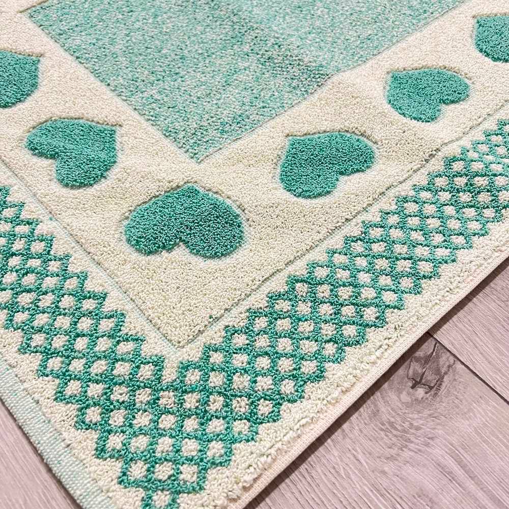 Tappeto Love Verde 60 x 90