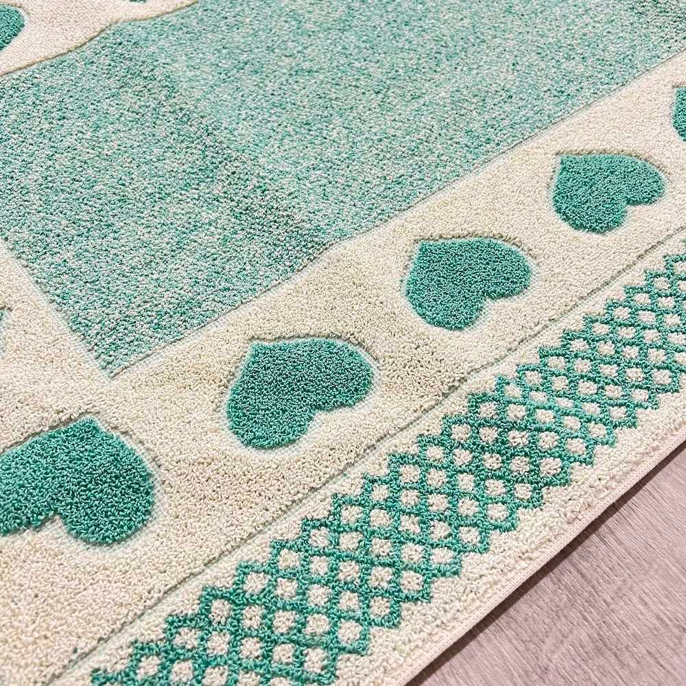 Tappeto Love Verde 60 x 90