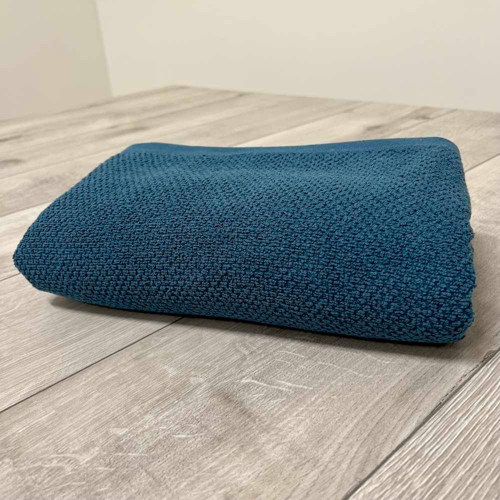 Telo bagno chicco di riso Petrolio Personalizzato