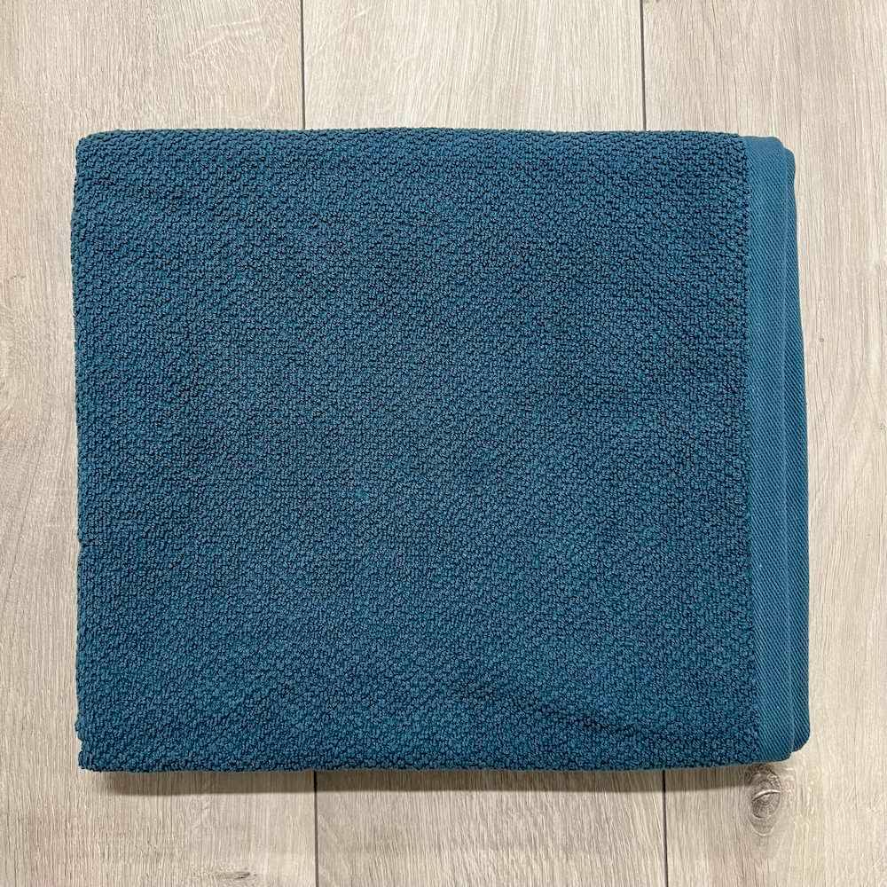 Telo bagno chicco di riso Petrolio Personalizzato