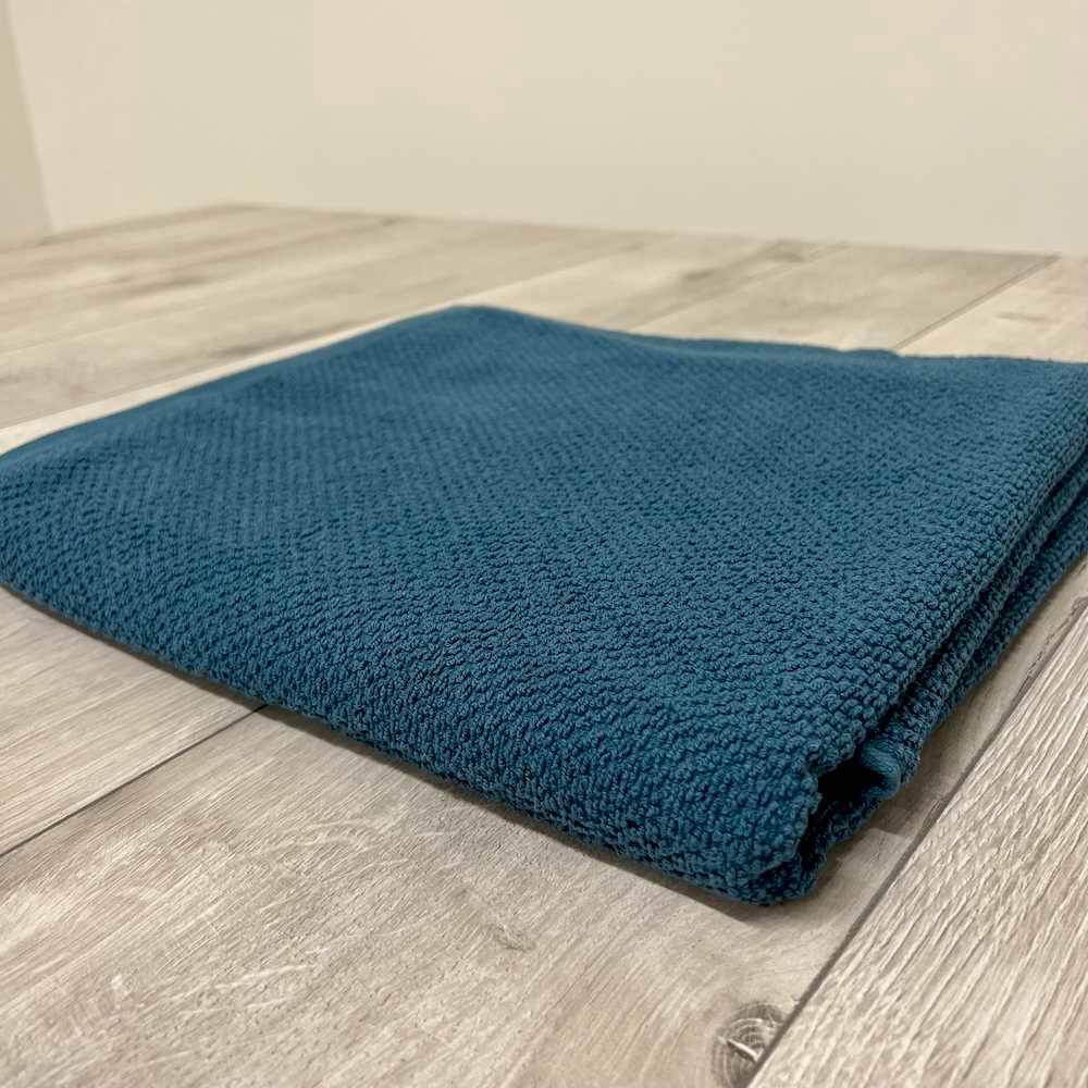 Telo bagno chicco di riso Petrolio Personalizzato