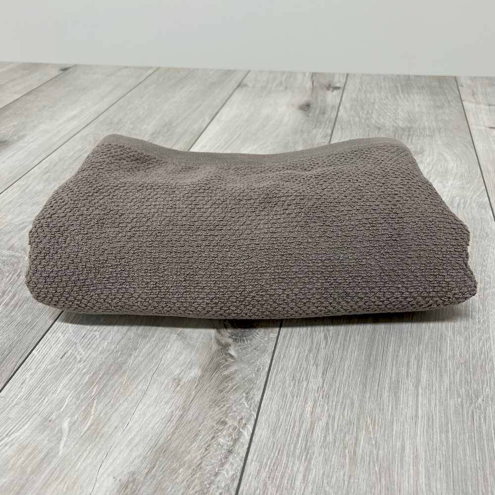 Telo bagno chicco di riso Grigio fumo Personalizzato