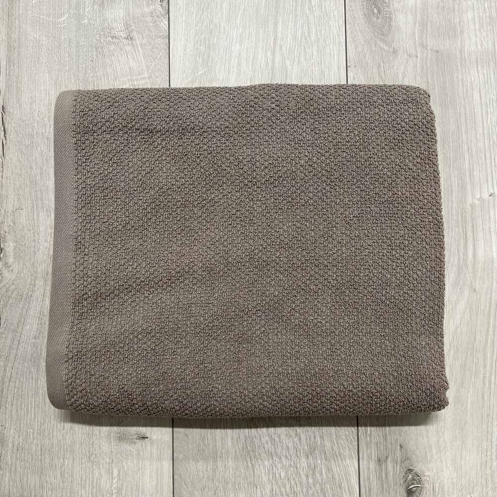 Telo bagno chicco di riso Grigio fumo Personalizzato