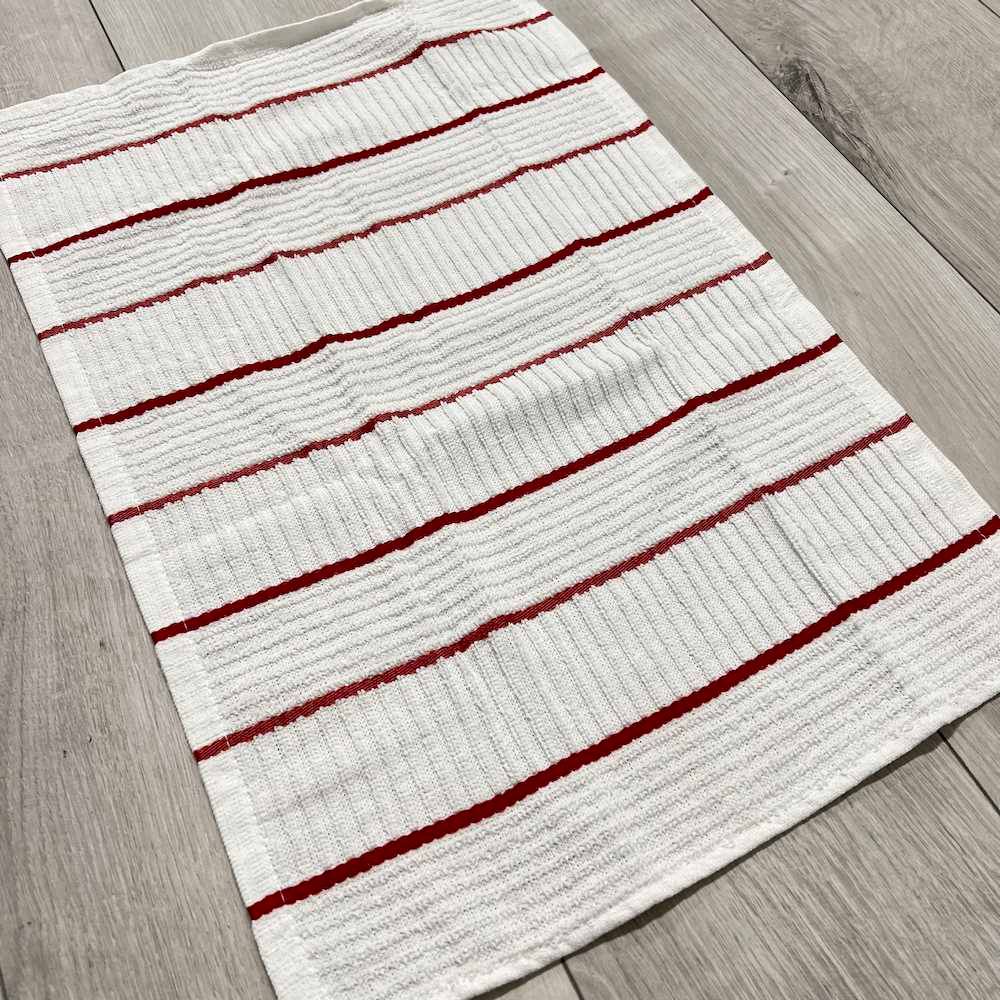 Set 3 canovacci spugna rigati