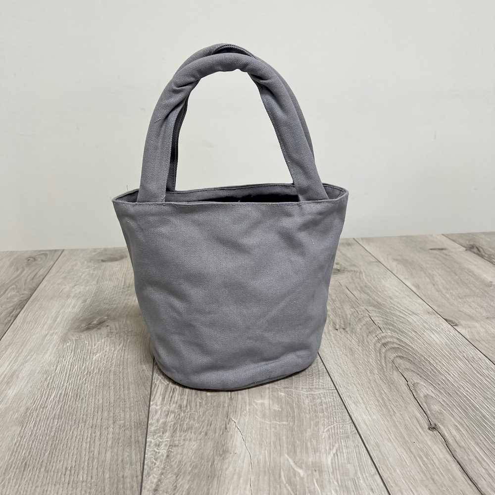  Borsa Secchiello grigio Personalizzata