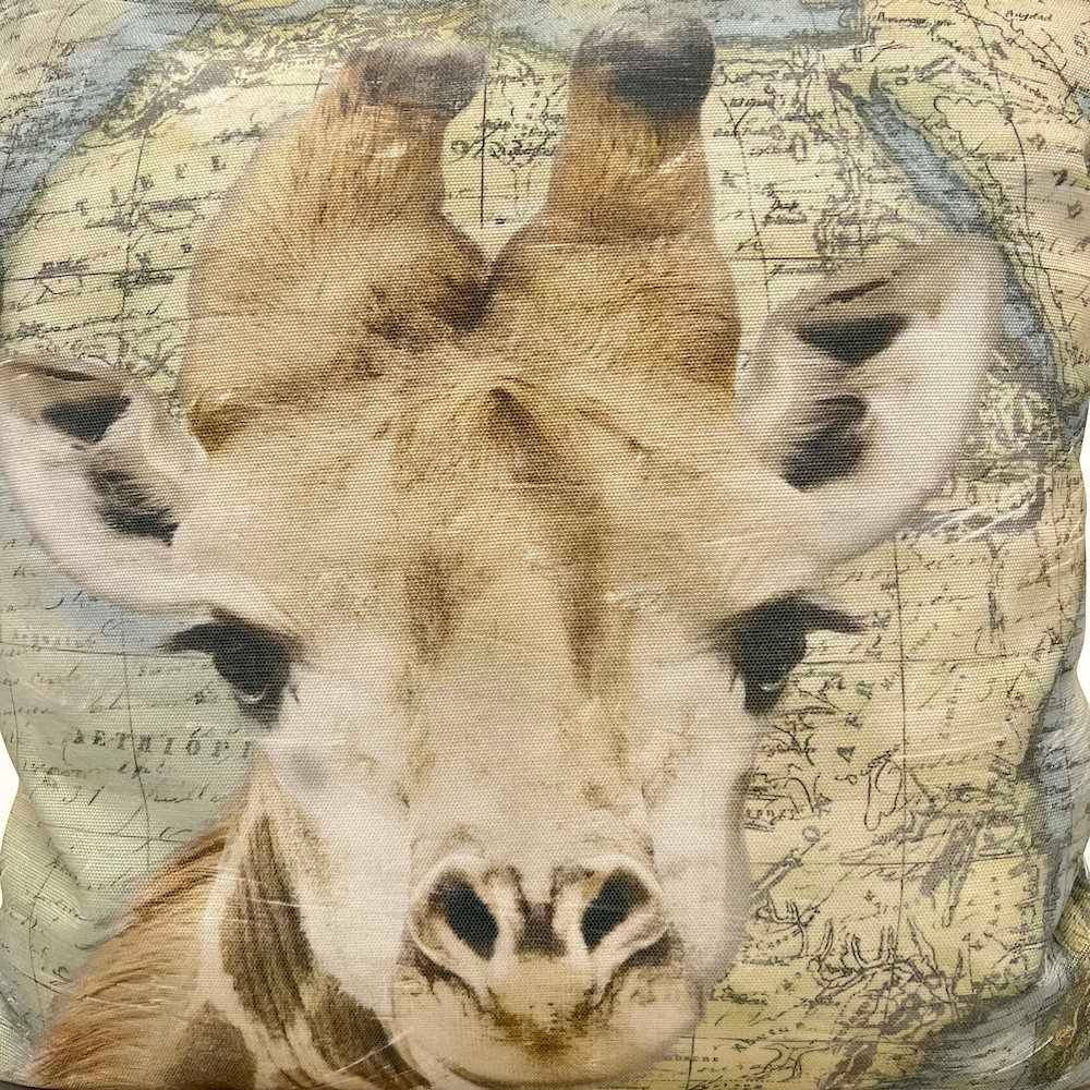 Federa cuscino 45 x 45 Stampa digitale Bart Giraffa