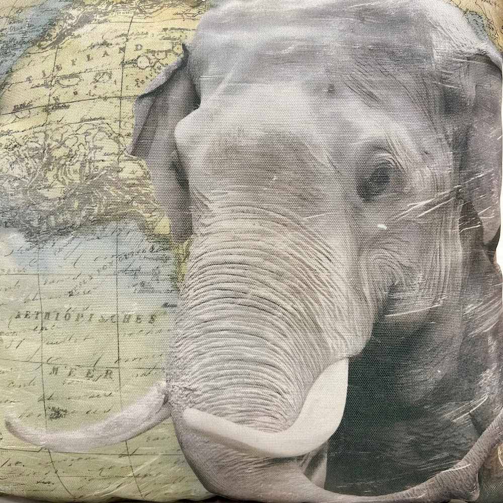 Federa cuscino 45 x 45 Stampa digitale Bart Elefante
