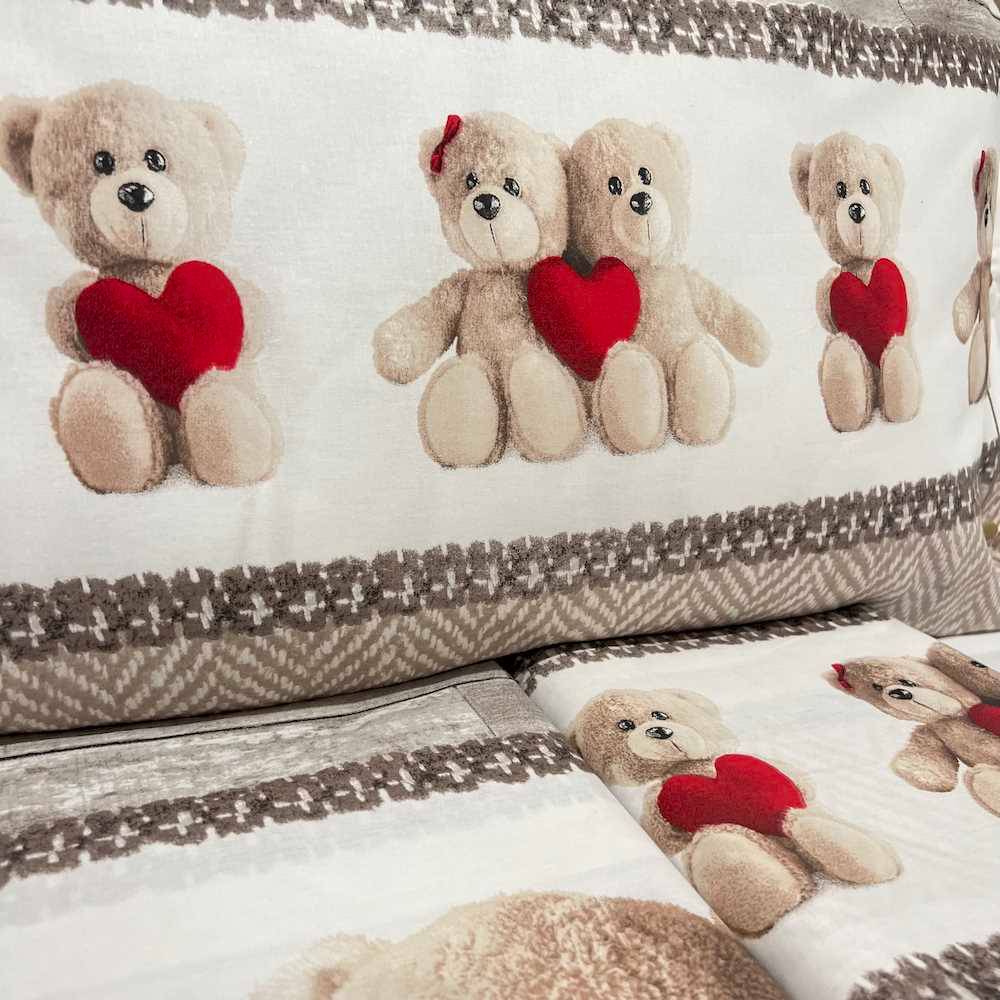 Completo Lenzuola Orsetti matrimoniale