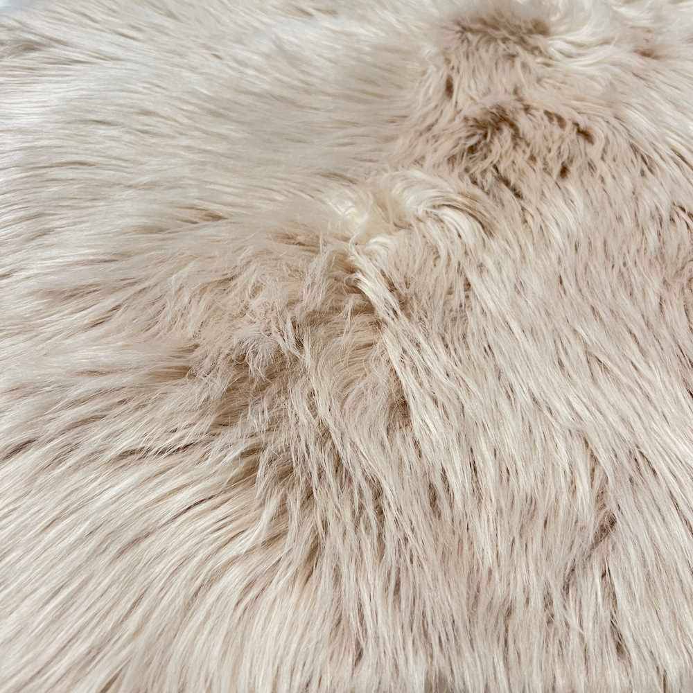 Tappeto pelliccia ecologica Stoccolma rosa 60 X 90