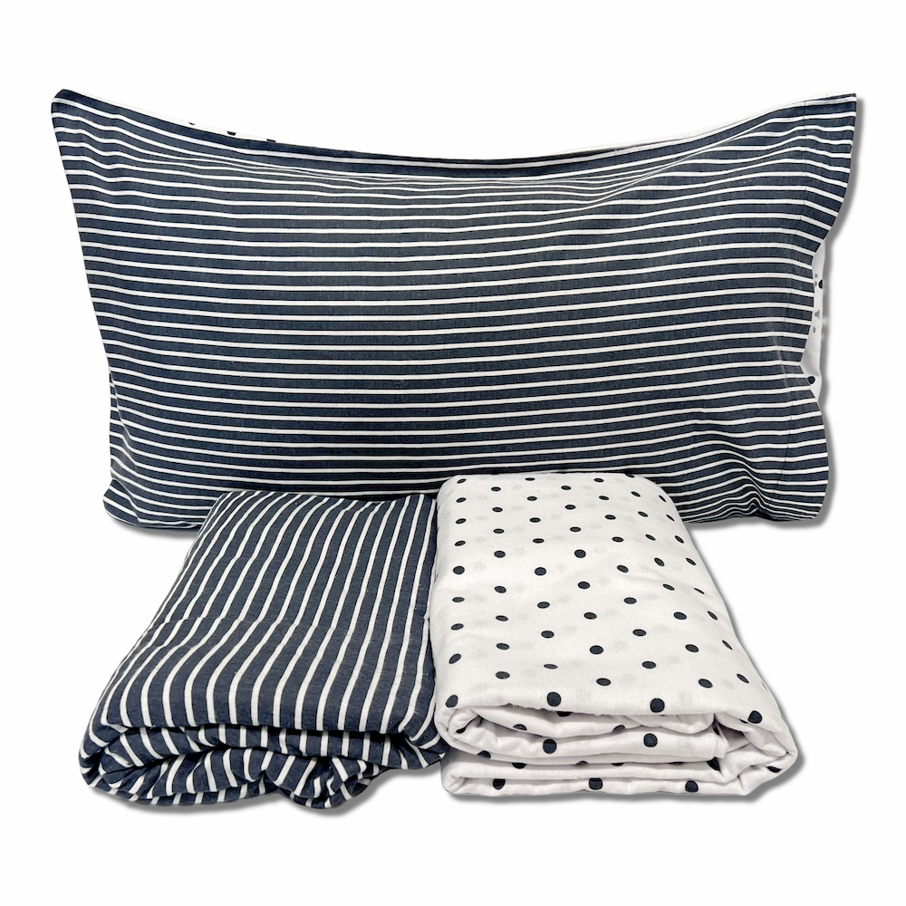 Lenzuola Flanella Manhattan grigio singolo