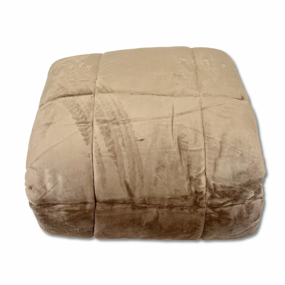 Trapunta singola Pelliccetta Heidi Tortora 180 x 260