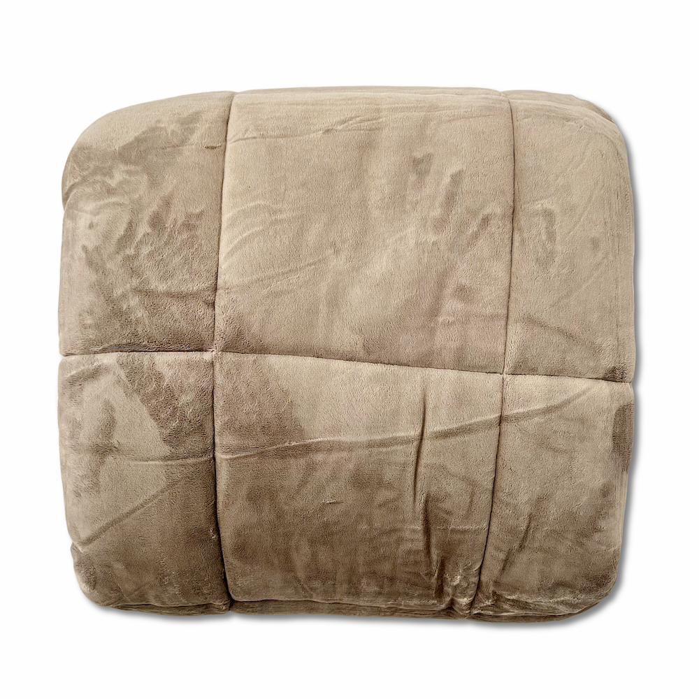 Trapunta singola Pelliccetta Heidi Tortora 180 x 260