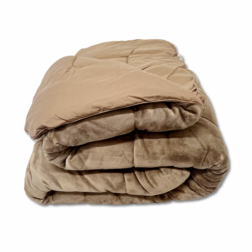 Trapunta singola Pelliccetta Heidi Tortora 180 x 260