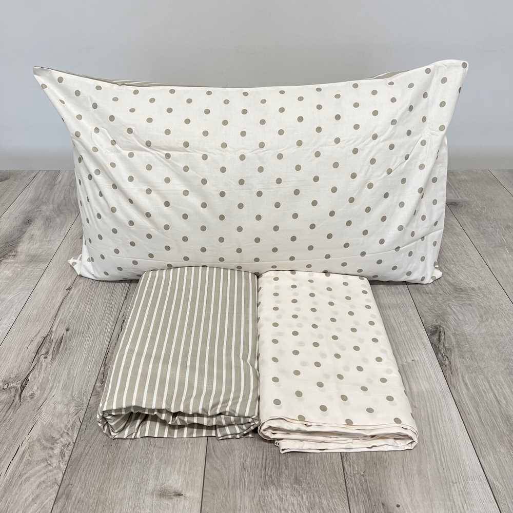 Parure copripiumino Manhattan tortora singolo