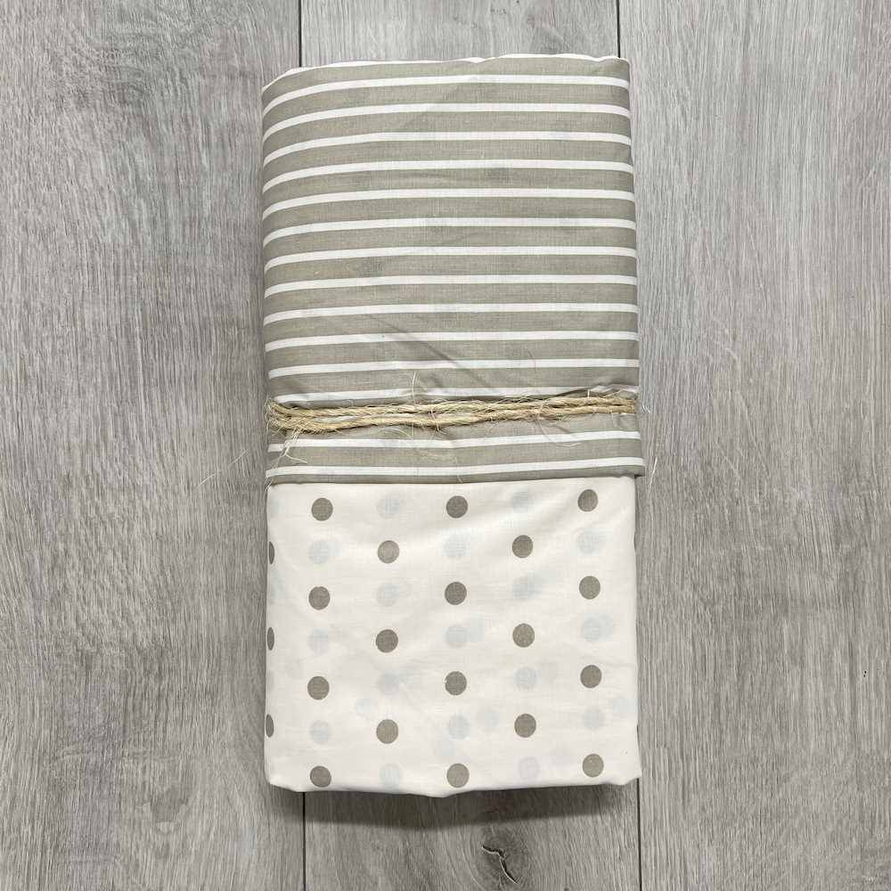 Parure copripiumino Manhattan tortora singolo