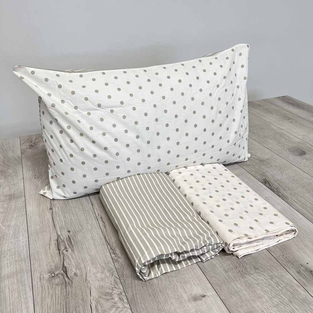 Parure copripiumino Manhattan tortora singolo