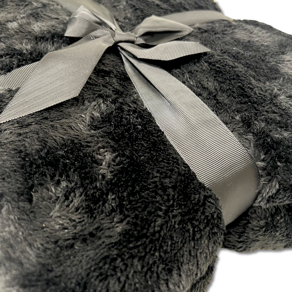 Plaid Soft Home Nero Matrimoniale 200 x 240