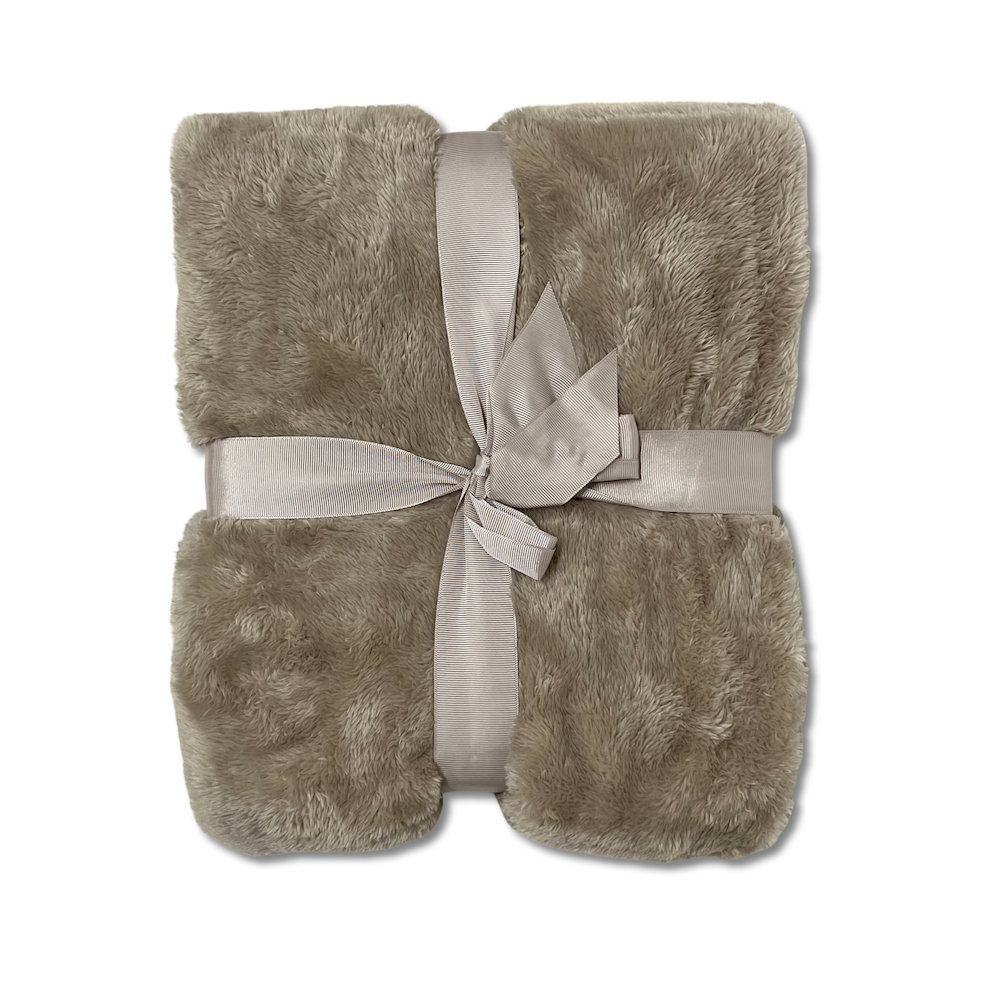 Plaid Soft Home Tortora Singolo 160 x 210