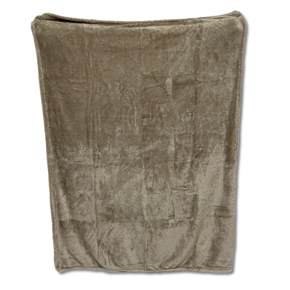 Plaid Soft Home Tortora Singolo 160 x 210