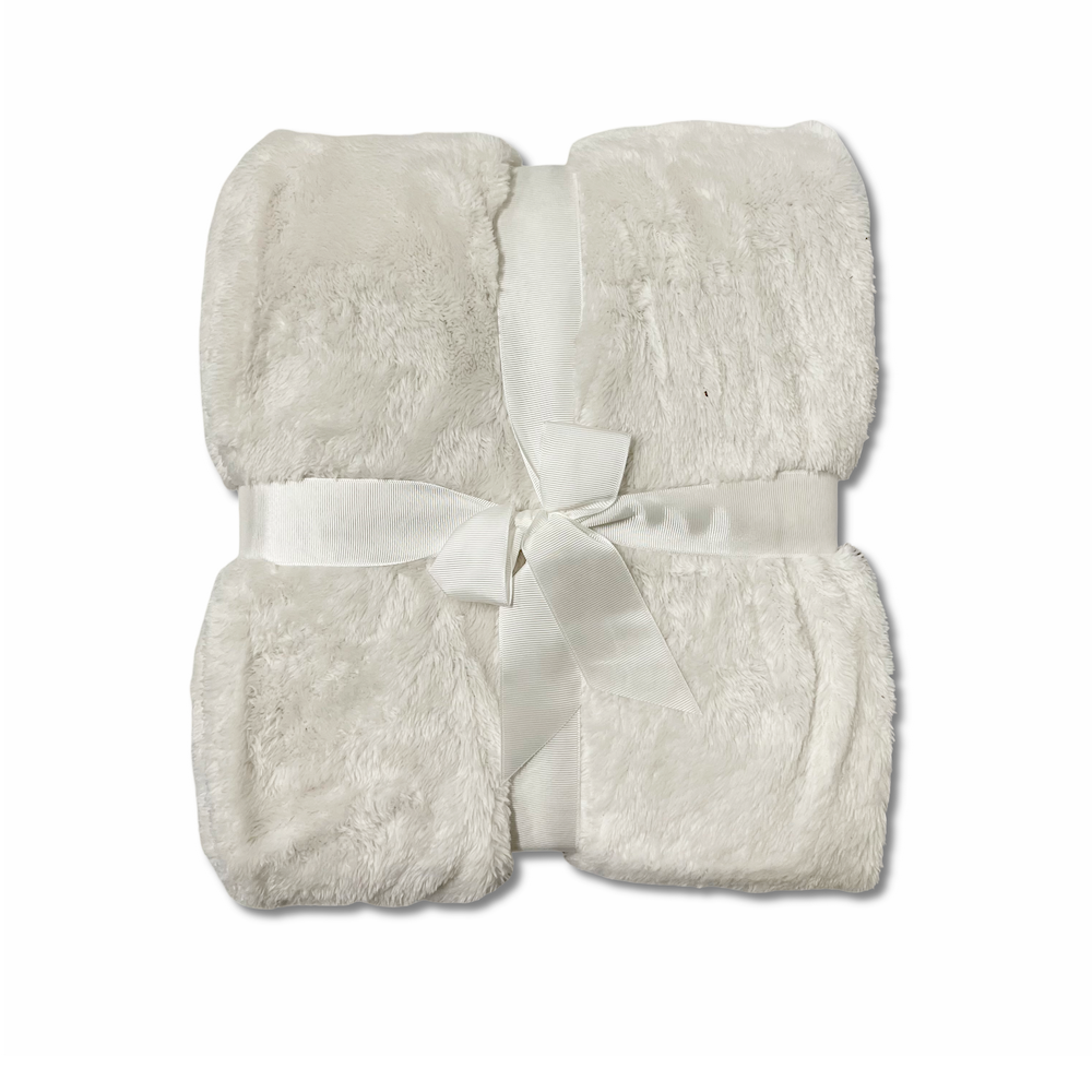 Plaid Soft Home Bianco Singolo 160 x 210
