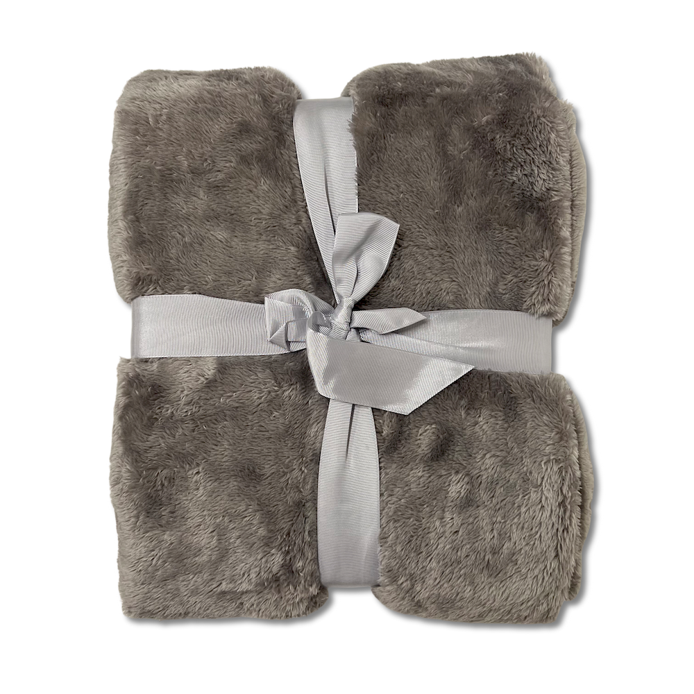 Plaid Soft Home Grigio Singolo 160 x 210