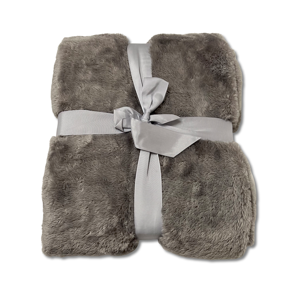 Plaid Soft Home Grigio Singolo 160 x 210