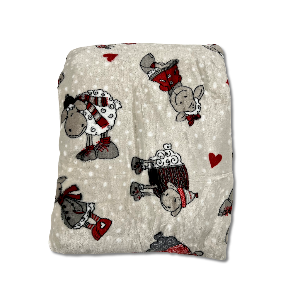 Plaid Sherpa Pecorelle singolo 160 x 210