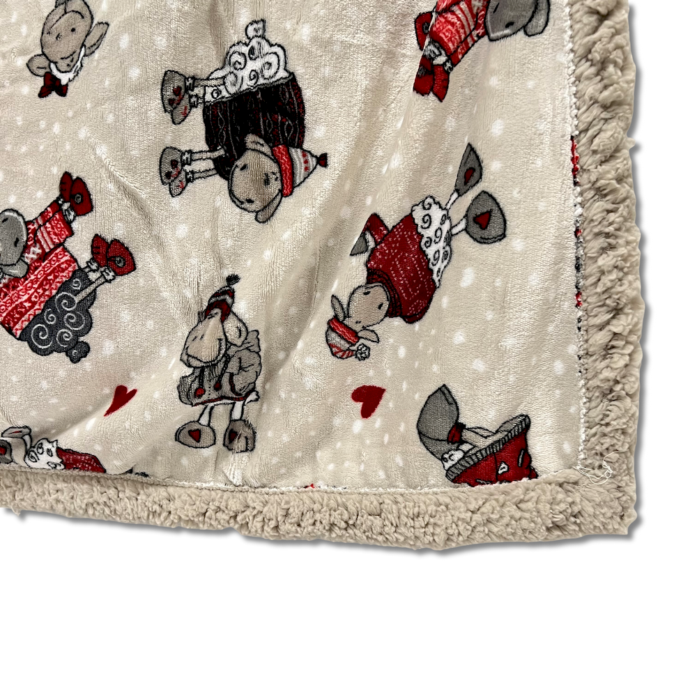 Plaid Sherpa Pecorelle singolo 160 x 210