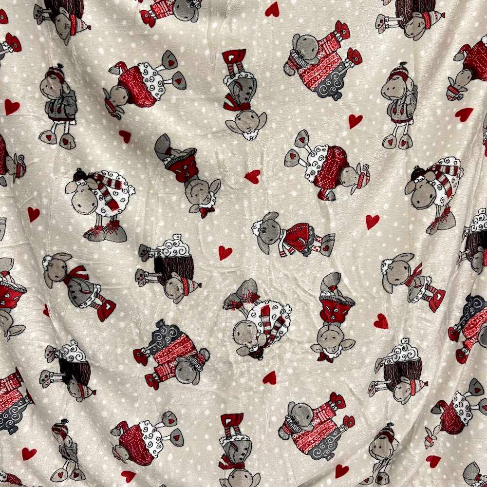 Plaid Sherpa Pecorelle singolo 160 x 210