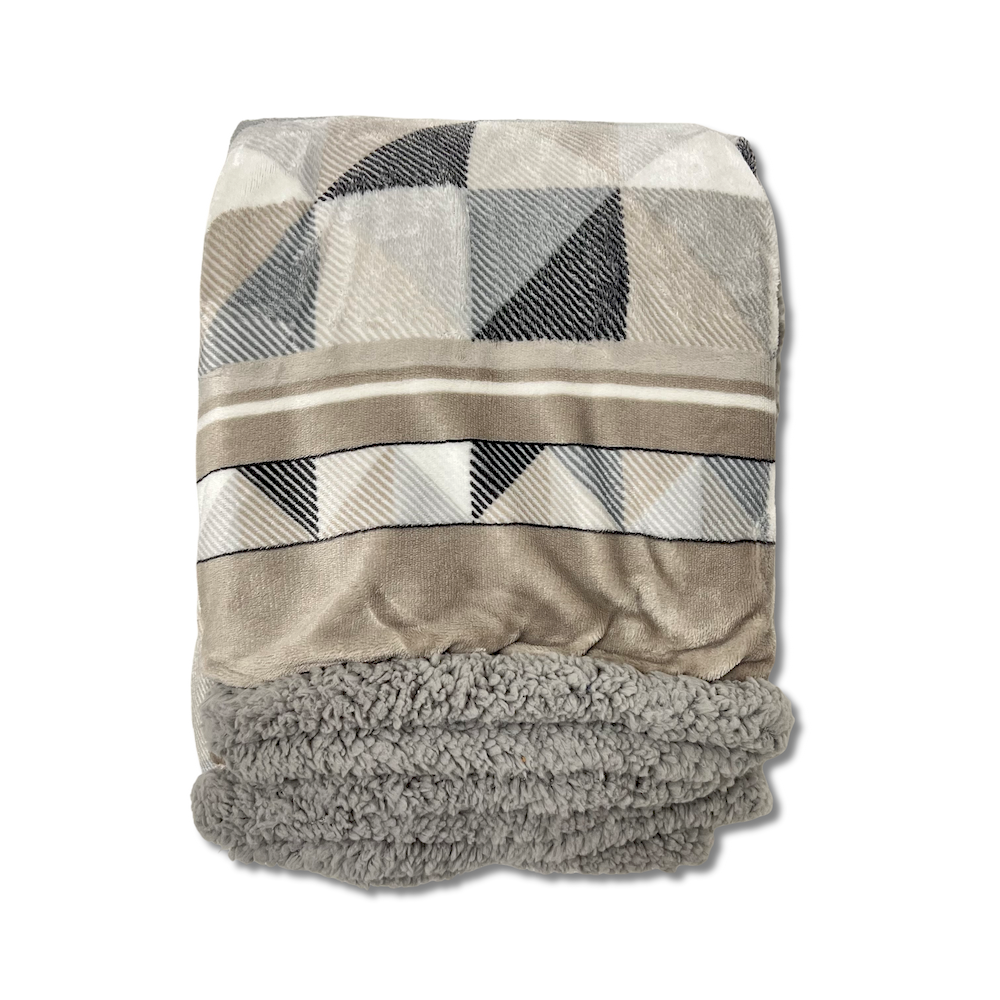 Plaid Sherpa Geometrie singolo 160 x 210