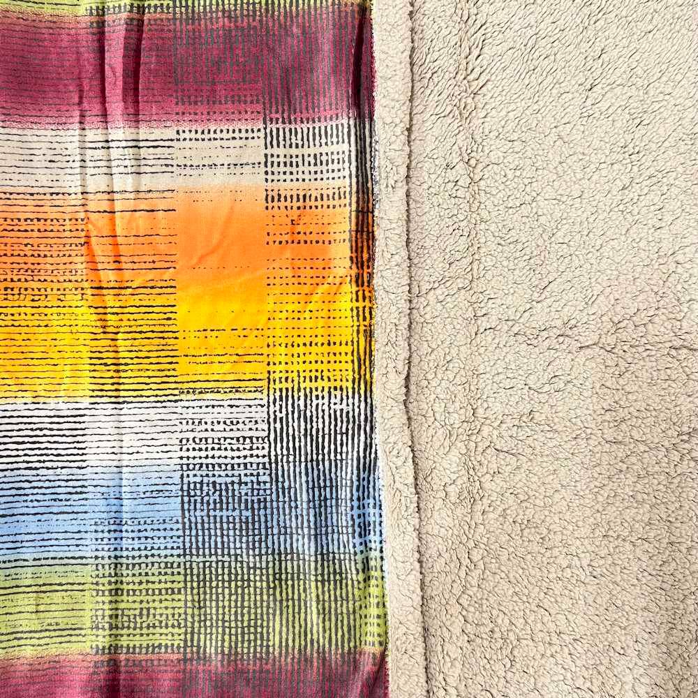 Plaid Sherpa Bilbao singolo 160 x 210