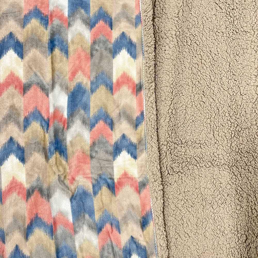 Plaid Sherpa Multicolor Matrimoniale