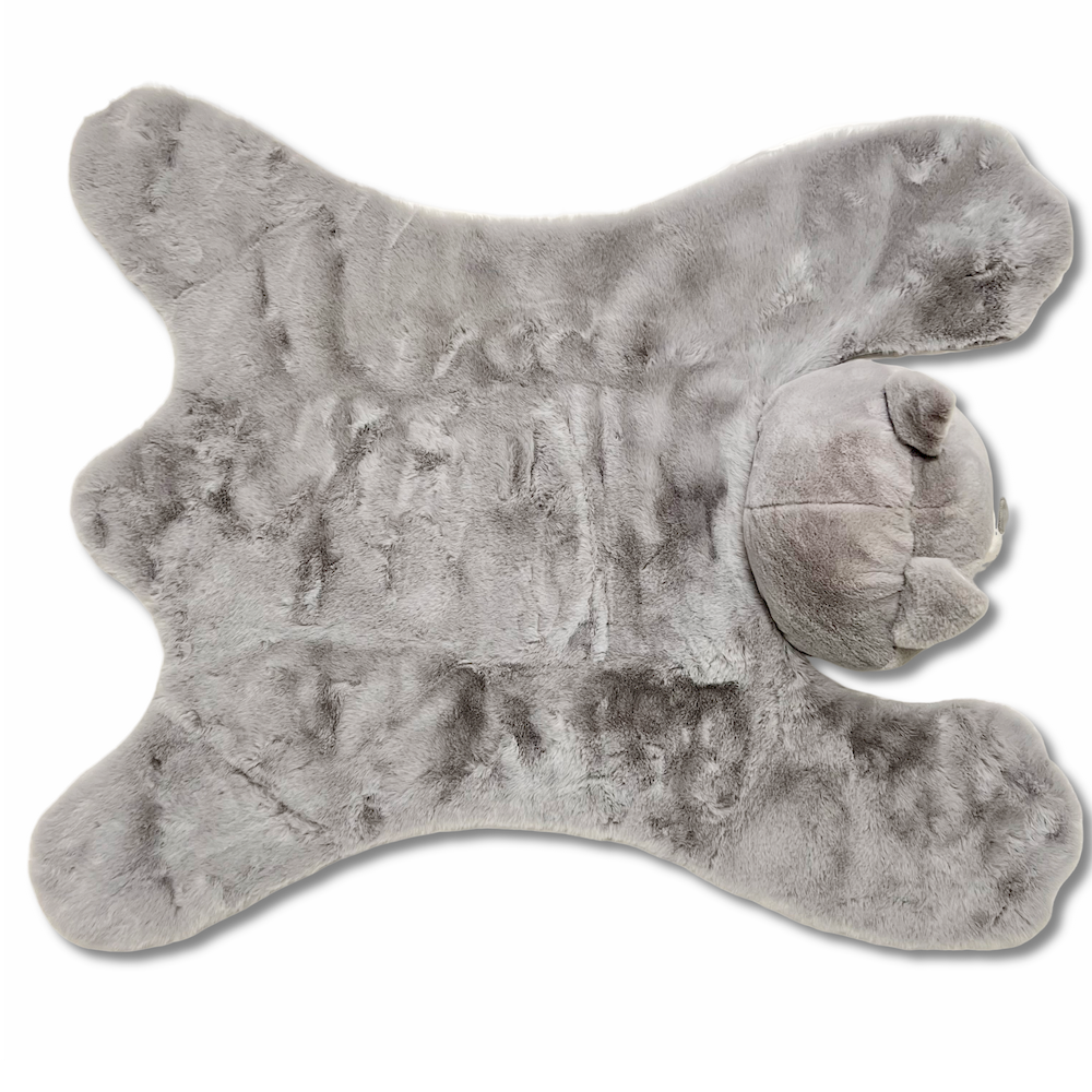 Tappeto pelliccia ecologica Micetto grigio