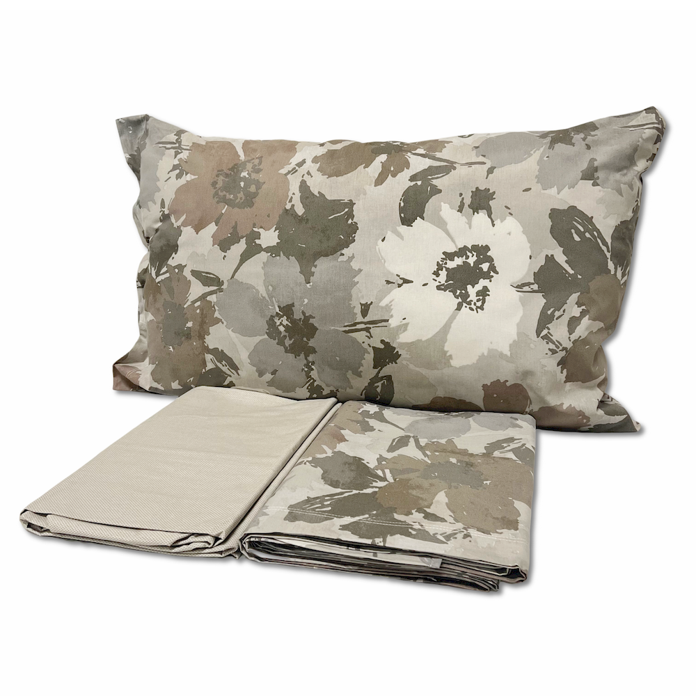 Completo Lenzuola Kim Tortora Singolo