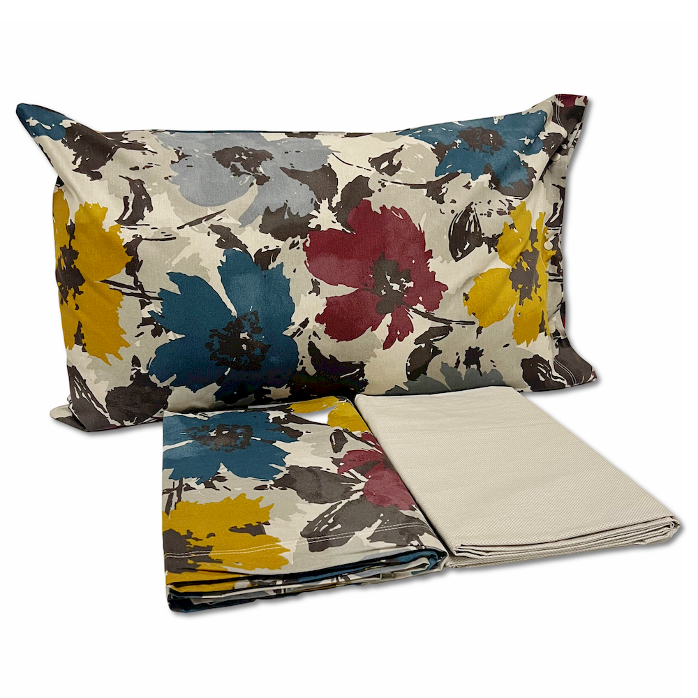 Completo Lenzuola Kim Multicolor Singolo