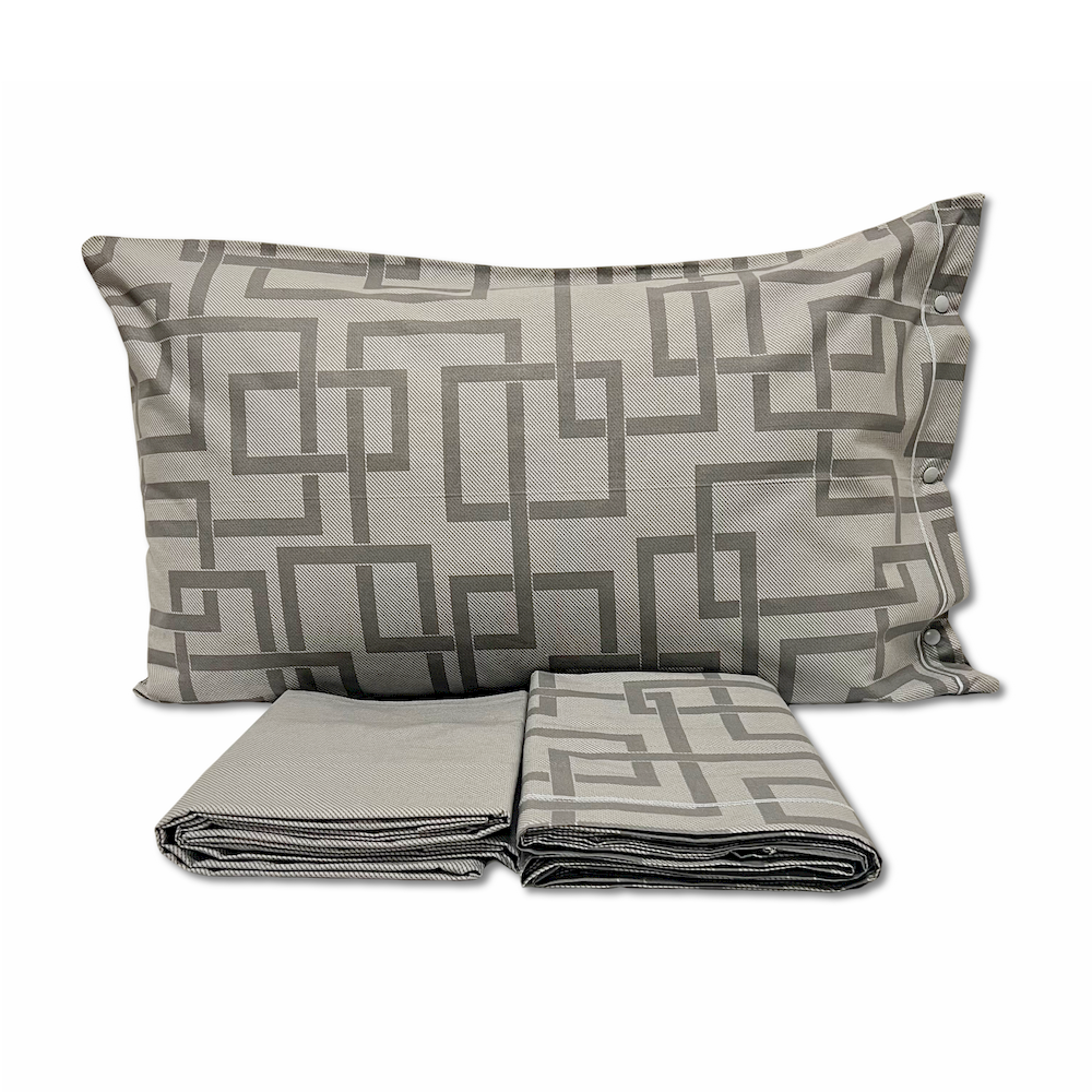 Completo Lenzuola Lab grigio Singolo