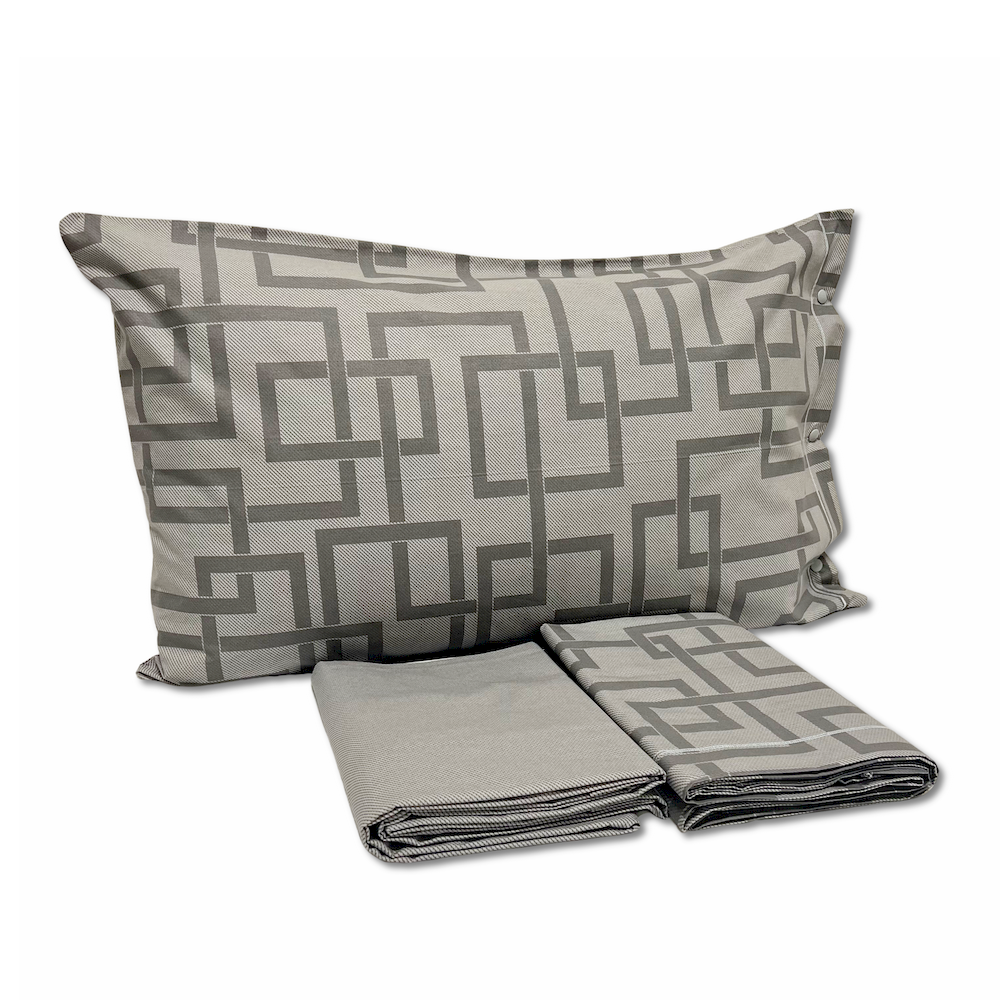 Completo Lenzuola Lab grigio Singolo