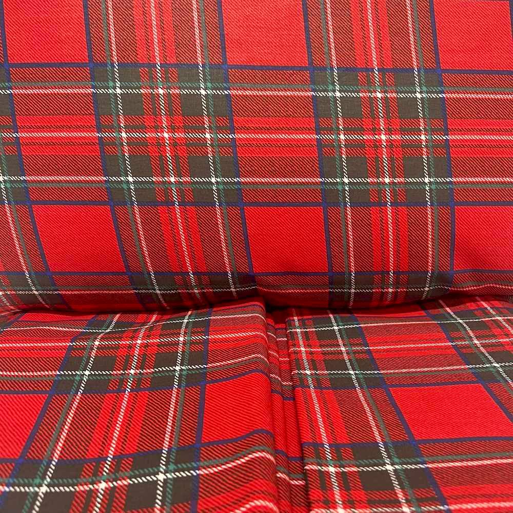Completo Lenzuola Kilt rosso Singolo
