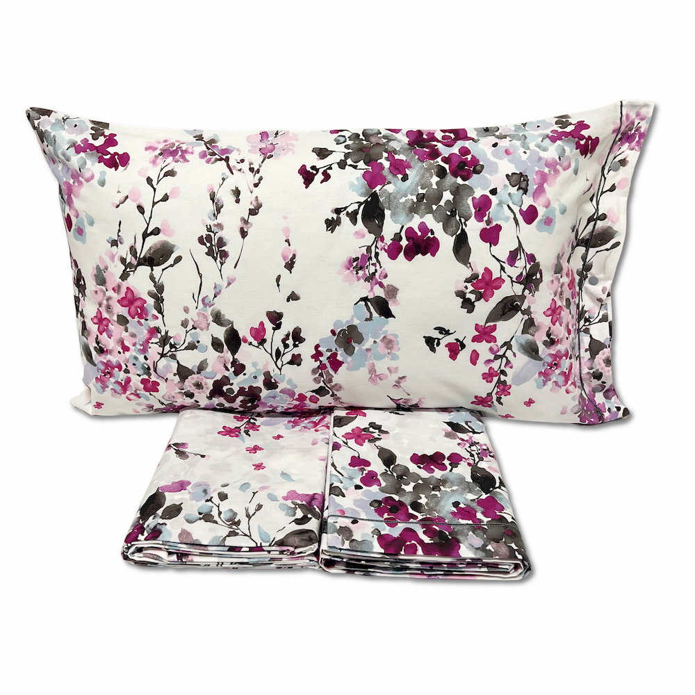 Completo Lenzuola Acquerello Singolo